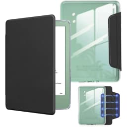Magnetic Detachable Case for 6" Kindle (11th Gen 2022/2024) - Slim Lightweight PU Protective Cover, Auto Wake/Sleep
