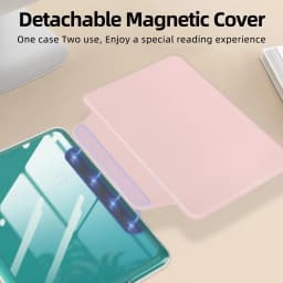 Magnetic Detachable Case for 6" Kindle (11th Gen 2022/2024) - Slim Lightweight PU Protective Cover, Auto Wake/Sleep