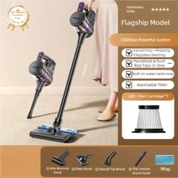 TINSOL 35000PA Wireless Vacuum Cleaner Home Vacuum Cleaner with Vacuuming and Mopping Integrated Handheld Smart Appliance