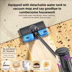 TINSOL 35000PA Wireless Vacuum Cleaner Home Vacuum Cleaner with Vacuuming and Mopping Integrated Handheld Smart Appliance