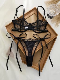 Three-Piece Bra Set, Provocative Lingerie, European Style, Pure Desire Bra, Strapless Underwear ZA825201