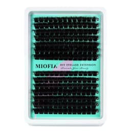 MIOFIA Eyelash Clusters 150D 100D 80D 50D Thick Lashes Mixed Length Tray Natural DIY Eyelash Extension 3D Faux Mink Lash Makeup