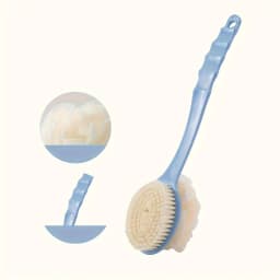 Bath Brush Back Body Bath Shower Sponge Scrubber Brushes With Handle Exfoliating Scrub Skin Massager Exfoliation Bathroom Brush