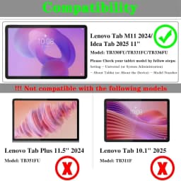 1PCS 9H Tempered Glass Screen Protector For Lenovo Idea Tab 11 Inch 2025 TB-336ZU TB-336FU Anti-Fingerprint HD Protective Film