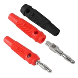 10Pcs 32A High Current 4mm Banana Plugs Male Screw Type Stackable Audio Speaker Cable Connectors for Audio Equipment