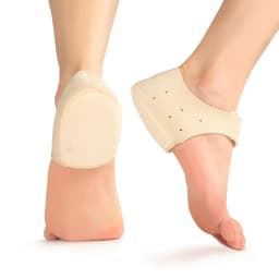 Plantar Fasciitis Heel Spur Foot Support With U-Shaped Silicone Gel Heel Cups for Heel Pain Relief Insoles for Man Woman Walking