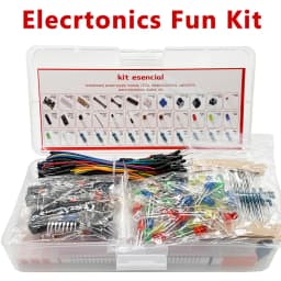 Electronic Components 830 Hole-Breadboard Kit Electrolytic Capacitor Resistor LED MB-102 for UNO R3 Component Pack Beginner Kit