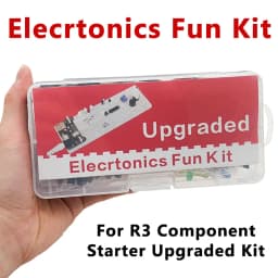 Electronic Components 830 Hole-Breadboard Kit Electrolytic Capacitor Resistor LED MB-102 for UNO R3 Component Pack Beginner Kit