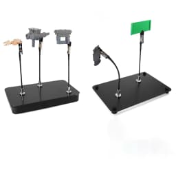Soldering Third Hand with Strong Magnetic Base, Flexible Arms PCB Holder for Electronics Repair – Alligator Clip Welding Tool