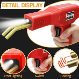 Plastic Welder Welding Machine Car Bumper Soldering Gun 4 Types Staples for Bumper/Kayak/Plastic Product Repairs