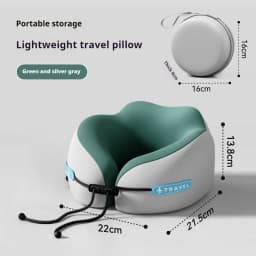 U Shaped Memory Foam Neck Pillows Soft Travel Pillow Massage Neck Pillow Sleeping Airplane Pillow Cervical Healthcare Bedding