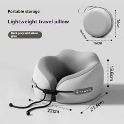 U Shaped Memory Foam Neck Pillows Soft Travel Pillow Massage Neck Pillow Sleeping Airplane Pillow Cervical Healthcare Bedding