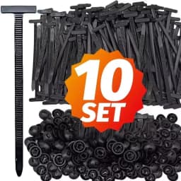 Nylon Push Mount Cable Tie Zip Fastener Auto Car Fender Engine Guard Underbody Retainer Clip Universal Wire Routing Strap Kit