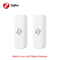 Tuya ZigBee Vibration Detector Smart Life App Monitor Remote Security Protection Zigbee Sensor Motion Shock Alarm Need Gateway