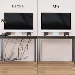 1PC Channel Desk Cable Organizer Cable Management Accessories White Cable Protecter No Drilling Under Desk Management Tray