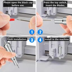 10pcs Replacement Cutting Blades for Cricut Joy & Joy Xtra Cutting Machine Paper Cutter Cutting Vinyl Fabric for DIY Projects