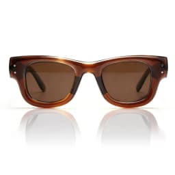 Rocky RB4940 Puffer Square Sunglasses Basic Classic Brand Black Lens Sunglasses UV400