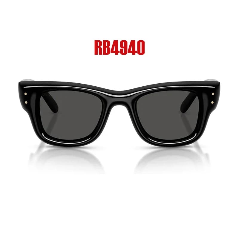 Rocky RB4940 Puffer Square Sunglasses Basic Classic Brand Black Lens Sunglasses UV400