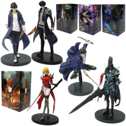 In Stock Solos Levelings (Anime Version) Figure -Sung Jinwoo Action Figure 21cm PVC Collect Figures Model Toy New Year gift 