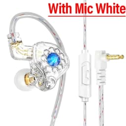 Original QKZ AK6 In Ear Earphone 6 Dynamic Driver Unit Headphone With Mic Stereo Sports HIFI Subwoofer Headset Monitor Earbuds