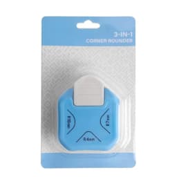 3-in-1 Corner Rounder Punch R4/R7/R10mm, Round Corner Cutter Trimmer for Card Making Scrapbook Paper Craft