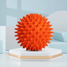 Spiky Massage Ball Spiked Massager Roller High Density Trigger Point Massager Ball Deep Tissue Roller for Plantar Fasciitis