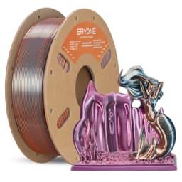 ERYONE 1KG/3KG HS Silk Quadruple Color PLA Filament 3D Printer 1.75mm +/- 0.03mm, Hyper Speed Coextrusion Filament PLA 1KG/3KG