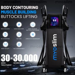 NEO PRO 6500W 15Telsa 200Hz RF Body Sculpting Machine Fat Burn Muscle Tone Device 4 5 Handles 6500W