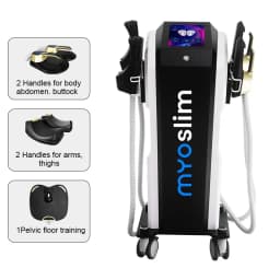 New RF MYOslim EMS Body Sculpting Machine Fat Weight Loss Massager 15 Electromagnetic Sculpt Slimming Muscle Stimulation Device