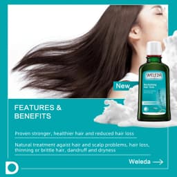 WELEDA Rosemary Revitalising Hair Tonic 100ml Proven stronger, healthier hair and reduced hair loss
