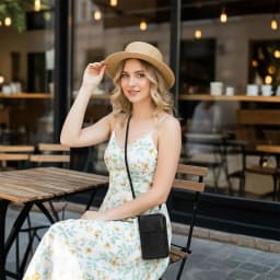 Voltsify Mini PU Leather Shoulder Crossbody Phone Bag with Adjustable Strap