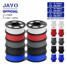JAYO PETG 3D Filament 1.75mm High Speed Matte PETG 3D Printer Filament High Flow Speedy PETG Filament Fit Most FDM Printers