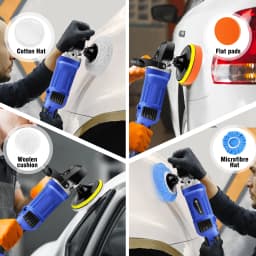 DayPlus 1400W Electric Car Polisher Car Beauty Waxing Machine Adjustable Speed Sanding Tool Automotive Polishing Scratch Repair