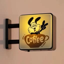 Mini Lightbox Fridge Magnet Coffee Japanese Creative Tourism Souvenir Magnetic Luminous Light Box Home Decoration Gift