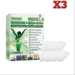 Moringa 10-in-1 Nano Microneedle Patch - Moisturizing, Firming Skin, Microdarts Technology for Women & Men Daily Care Body Care