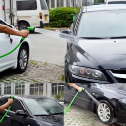 Garden Hose Pipe Water Hose Expandable Magic Hose 7 Patterns Water Gun Foam Pot Flexible Reels Hose Car Wash Gun Sprayer