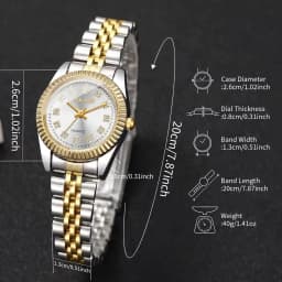 Fashion Rhinestone Women Watches Luxury Stainless Steel Band Ladies Quartz Wristwatch Reloj Mujer(Without Box)