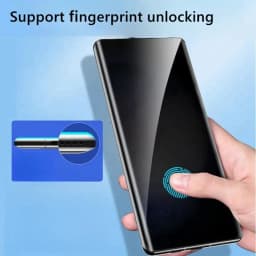 Curved Screen Protector For Samsung Galaxy S23 Ultra, S22 Ultra, S21 Ultra, for S24 Ultra Ceramic Film With Install Kit