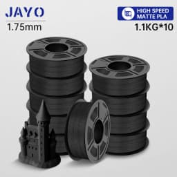 JAYO 10 Rolls 3D PETG/PLA/PLA PLUS/PLA Meta/ PLA Matte Printer Filament 1.75mm 100% No Bubble non-toxic 3D Printing Materials