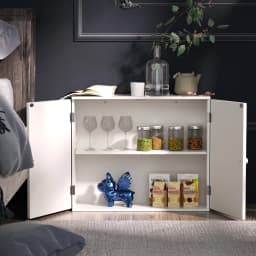 Kitchen Storage Cabinet 3 Hole Height Design and 2 Placement Methods Bathroom Wall Cabinet Modern Widened Design Large Capacity