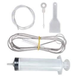 5pcs Fridge Dredging Kit Flexible Refrigerator Scrub Brush Reusable Fridge Drain Hole Dredging Remover Cleaning Syringe Shovel