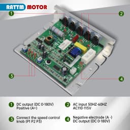 【EU Stock】Main Control Board For WM210 CD210V CJ0618-182 220V Mini Lathe Circuit Board Control Panel PCB