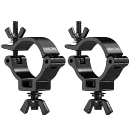 Datewink 2/4Pcs Heavy Duty Hooks Stage Lights Clamp Hanger Hooks 100kg 48-52mm Bracket For Par Light DJ Lighting Holder Truss