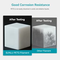 SUNLU 5KG PETG /Clear 3D Printer Filament 1.75mm 1000g Spool (2.2lbs) Neatly Arranged No Knot Filament Fit Most FDM Printer