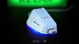 ATTACK SHARK X11 Wireless Gaming Mouse with RGB Magnetic Charging Dock, Wired/2.4G/BT, 22K DPI,Ultralight 59g Tri-Mode with Tape
