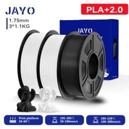 JAYO 3D PETG / PLA Plus / PLA Matte Printer Filament 1.75mm 3D Print Range High Flow Speedy PETG 3D Printer Filament For 3D