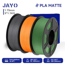 JAYO 3D PETG / PLA Plus / PLA Matte Printer Filament 1.75mm 3D Print Range High Flow Speedy PETG 3D Printer Filament For 3D