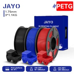 JAYO 3D PETG / PLA Plus / PLA Matte Printer Filament 1.75mm 3D Print Range High Flow Speedy PETG 3D Printer Filament For 3D