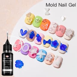 2pcs 12ml 3D Mold Nail Gel Nail Modeling Gel Nail Polish DIY for Flower Butterfly Design Soak Off UV Gel Varnish Nail Supplies