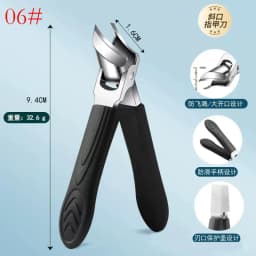 25° Slant Edge Nail Clipper Wide Opening Stainless Steel Professional Ingrown Toenail Tools Eagle Beak Oblique Toe Nail Trimmers